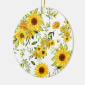 Décoration En Céramique Tournesol 8 (Gauche)