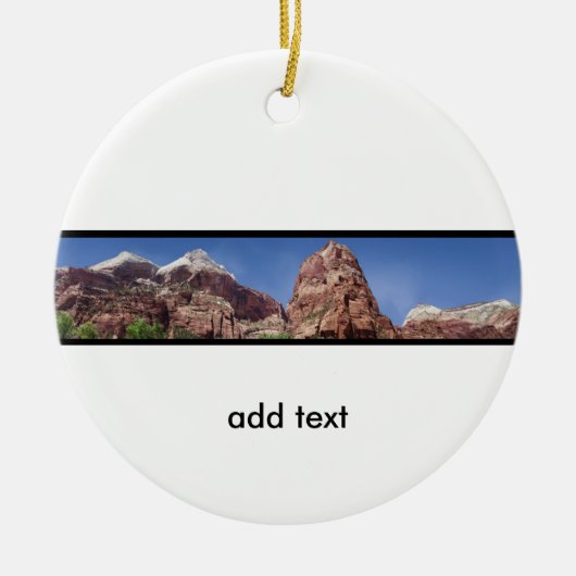 Décoration En Céramique Tours de la Vierge Panoramique (Devant)