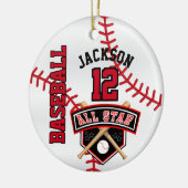 Décoration En Céramique Tous Star Baseball Jeu ⚾ Joueur (Gauche)