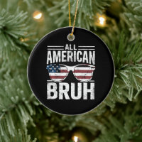 Tout Américain Bruh 4 Juillet Garçons Patriotique