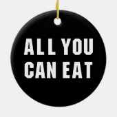 DÉCORATION EN CÉRAMIQUE TOUT CE QUE VOUS POUVEZ MANGER (Dos)