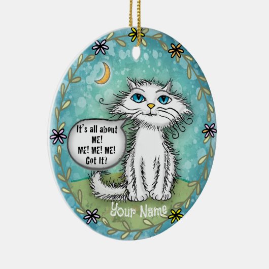 Décoration En Céramique Tout sur moi Scragges Cat (Droite)