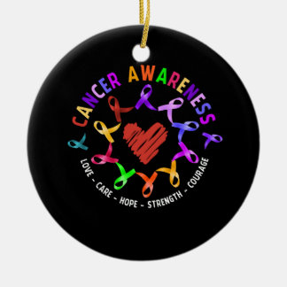 Décoration En Céramique Toutes Les Sensibilisation Au Cancer Luttent Contr