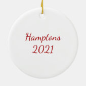 Décoration En Céramique Tracteur agricole Noël (Dos)