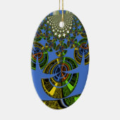 Décoration En Céramique Tradition bleue (Droite)