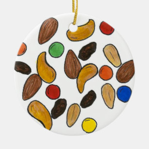 Décoration En Céramique Trail Mix Nuts Candies Camping Randonnée Snack Foo