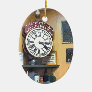 DÉCORATION EN CÉRAMIQUE TRAIN STATIONS