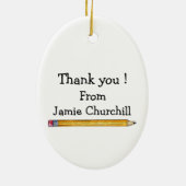 Décoration En Céramique Traitements pour enseignants (Dos)