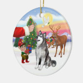 Décoration En Céramique Traiter un malamute en Alaska (Gauche)