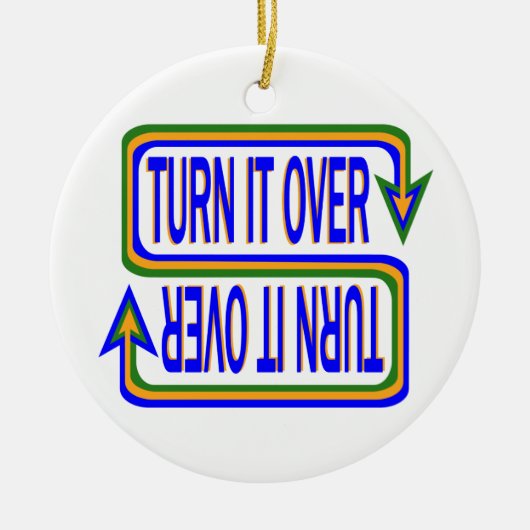 Décoration En Céramique Transformez-Le Au-Dessus De Citation Inspirationne (Devant)