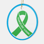 Décoration En Céramique Transplanter solide classique.Ruban vert rond (Gauche)