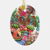 Décoration En Céramique Travail d'équipe (Dos)