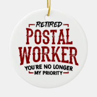 Travailleur de poste retraité Mailman Retraite