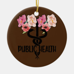 Décoration En Céramique Travailleur en santé publique