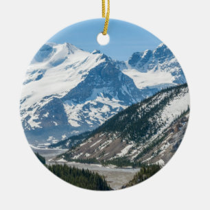 Décoration En Céramique Traversée le long de la promenade Icefields Highwa