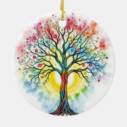Décoration En Céramique Tree of Life (Dos)
