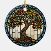 Décoration En Céramique Tree of Life Stained Glass (Dos)