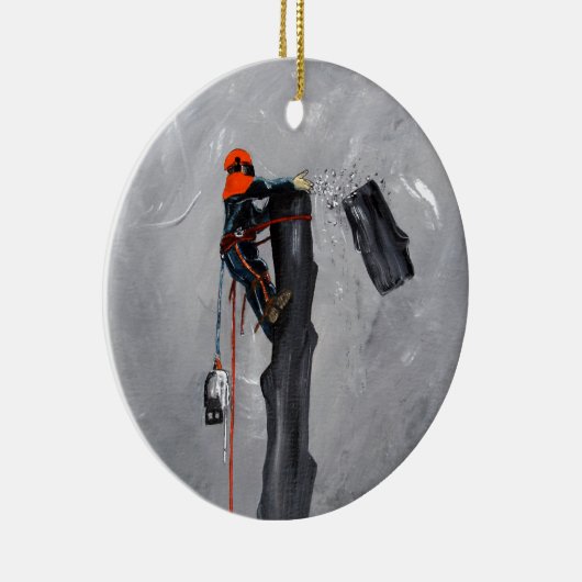 Décoration En Céramique Tree Surgeon Arborist (Droite)