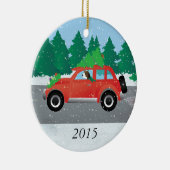 Décoration En Céramique Treeing Walker Coonhound Conduire une voiture de N (Droite)