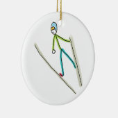 Décoration En Céramique Tremplin Stickman (Droite)