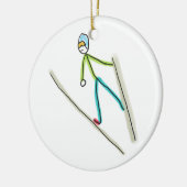 Décoration En Céramique Tremplin Stickman (Gauche)