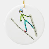 Décoration En Céramique Tremplin Stickman (Dos)