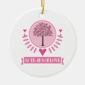 Décoration En Céramique trente-quatrième Idée de cadeau d'anniversaire (Devant)