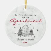 Décoration En Céramique Très beau premier Noël dans notre nouvel apparteme (Devant)