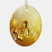 Décoration En Céramique Très jaune, papillon et bulles (Droite)