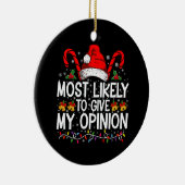 Décoration En Céramique Très Probable De Donner Mon Avis Drôle Noël (Droite)