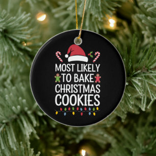 Décoration En Céramique Très Probable De Faire Cuire Des Cookies De Noël D