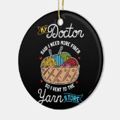 Décoration En Céramique Tricot (Gauche)