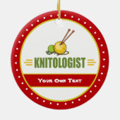 Décoration En Céramique Tricot drôle (Dos)