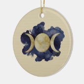 Décoration En Céramique Triple Lune - Aquarelle (Gauche)