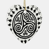 Décoration En Céramique Triskel breton & hermines (Droite)