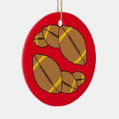 Décoration En Céramique Trois Football (Droite)