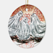 Décoration En Céramique Trois poules françaises (Gauche)