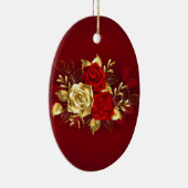 Décoration En Céramique Trois Roses de bijoux (Droite)