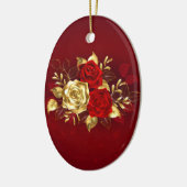 Décoration En Céramique Trois Roses de bijoux (Gauche)