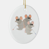 Décoration En Céramique Trois souris aveugles (Droite)