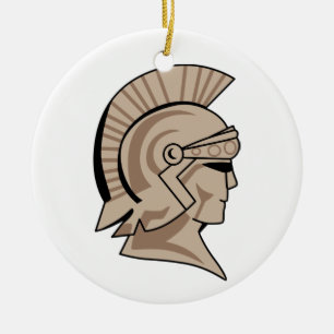 Décoration En Céramique Trojan ou mascotte spartiate