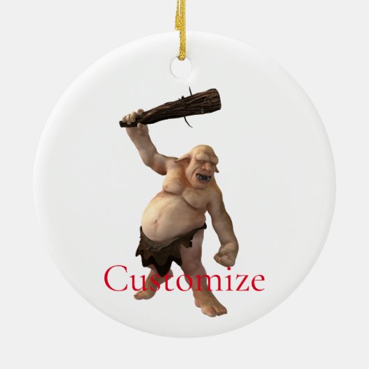 Décoration En Céramique Troll moche Thunder_Cove (Dos)