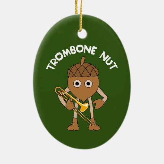 Décoration En Céramique Trombone Nut Text (Dos)