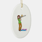 Décoration En Céramique Trombone-player 2 (Droite)