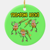 Décoration En Céramique Trombone Rocks (Dos)