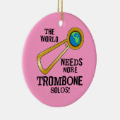 Décoration En Céramique Trombone Solos (Droite)