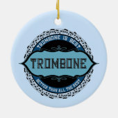 Décoration En Céramique Trombone verticale (Dos)