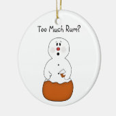 Décoration En Céramique Trop d'ornement de rhum (Gauche)