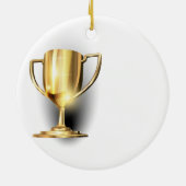 Décoration En Céramique Trophée d'or (Dos)
