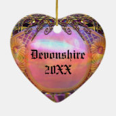 Décoration En Céramique Trouessart Merry Monogramme (Dos)